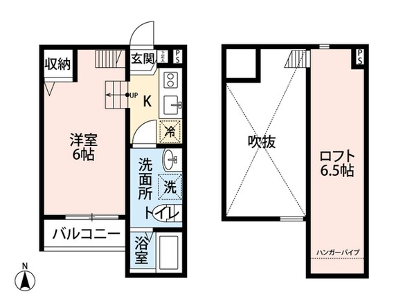 北巽駅 徒歩16分 2階の物件間取画像